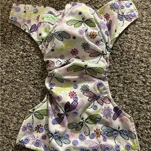 Dragonfly Print Cloth Diaper
